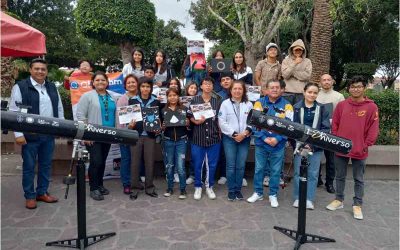 DIVULGADORES POTOSINOS CONTRIBUYERON PARA OBSERVACIÓN DE ECLIPSE