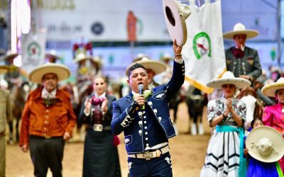 RICARDO GALLARDO INAUGURA COMPETENCIAS DEL NACIONAL CHARRO 2023 