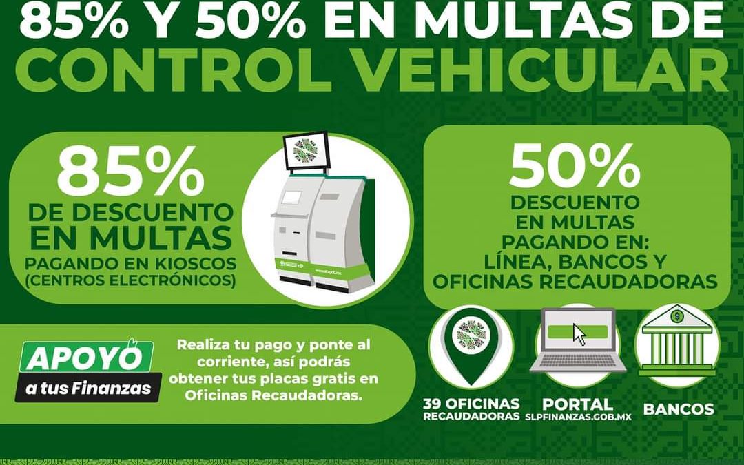 ÚLTIMOS DÍAS DE DESCUENTOS EN TRÁMITES DE CONTROL VEHICULAR