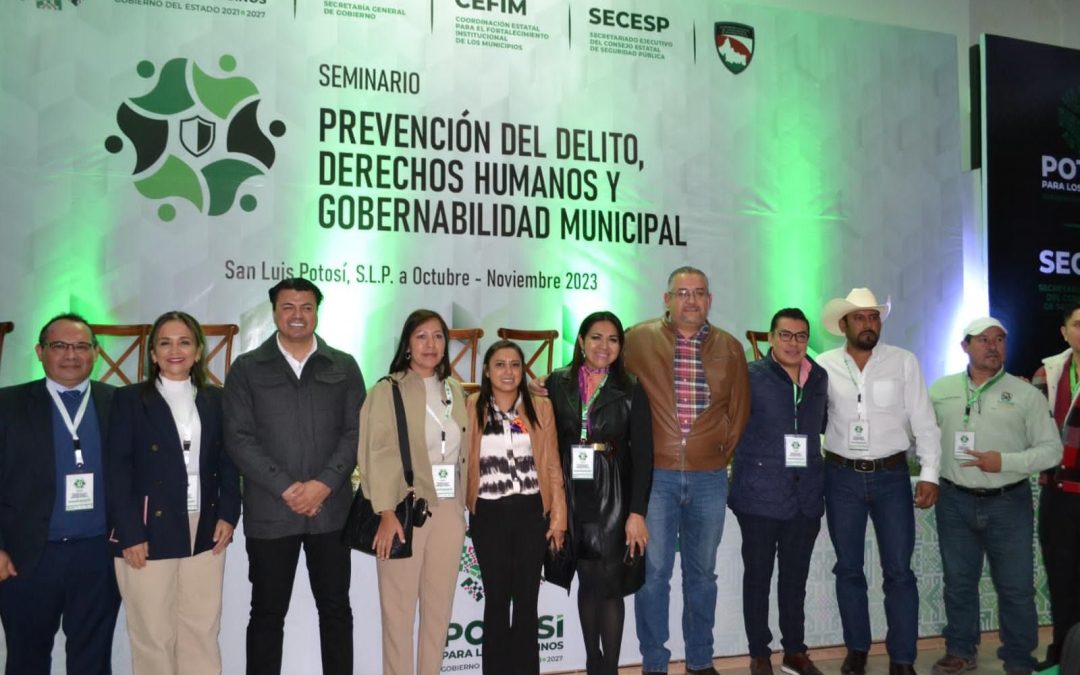 CONCLUYE CAPACITACIÓN EN MATERIA DE SEGURIDAD A MUNICIPIOS