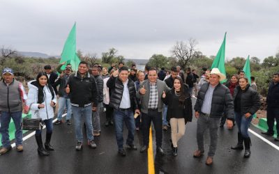 RICARDO GALLARDO ENTREGA NUEVOS CAMINOS EN VILLA DE REYES