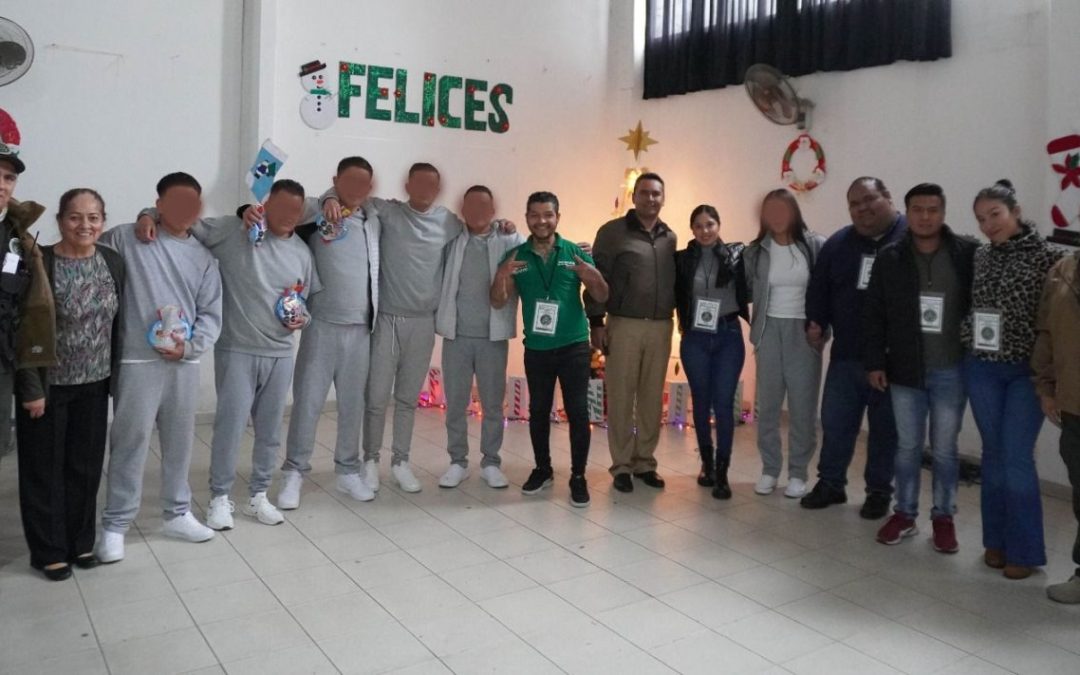 JÓVENES PRIVADOS DE LA LIBERTAD CELEBRAN LA NAVIDAD