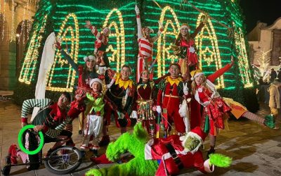 FAMILIAS DISFRUTAN DEL PROGRAMA NAVIDEÑO EN EL CENTRO HISTÓRICO