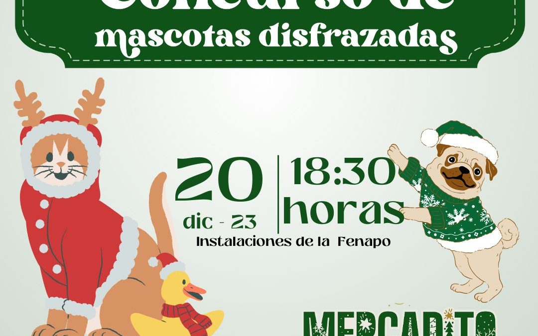 FENAPO INVITA A CONCURSO DE DISFRACES NAVIDEÑOS PARA MASCOTAS