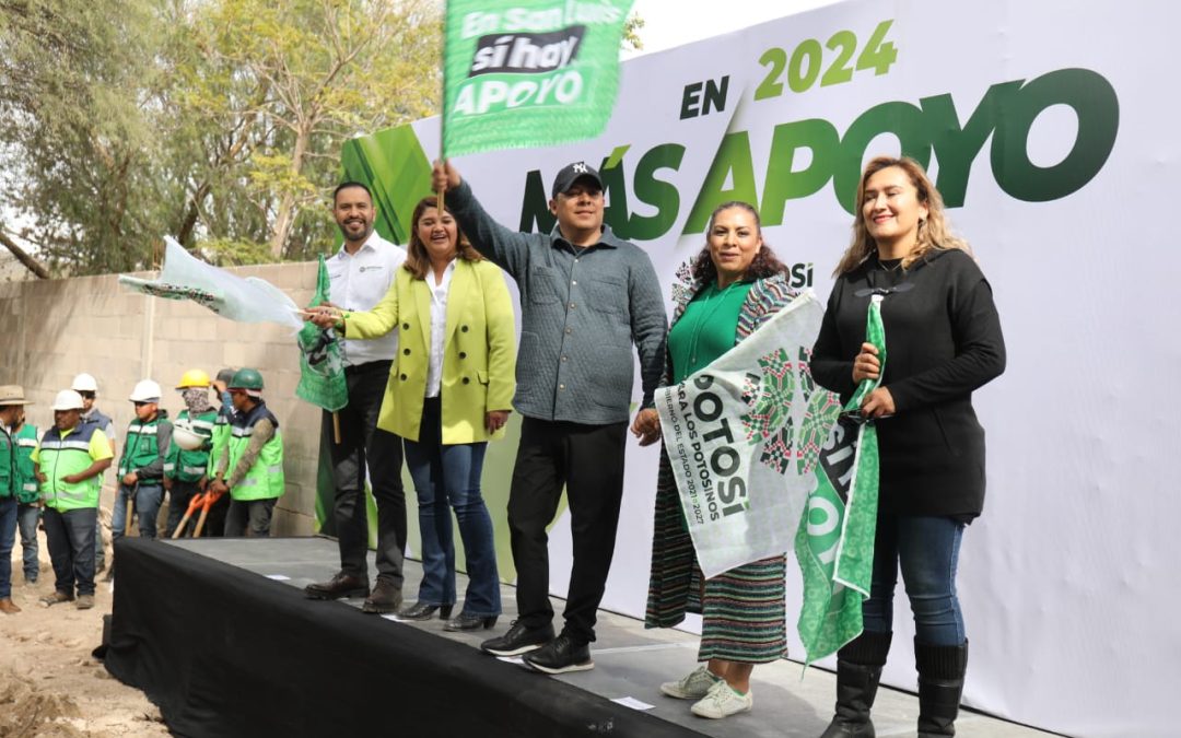 RICARDO GALLARDO ARRANCA MODERNIZACIÓN DE UNA CALLE MÁS EN PORTEZUELO