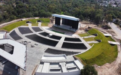 TEATRO DEL PARQUE TANGAMANGA II, CON 80 POR CIENTO DE AVANCE