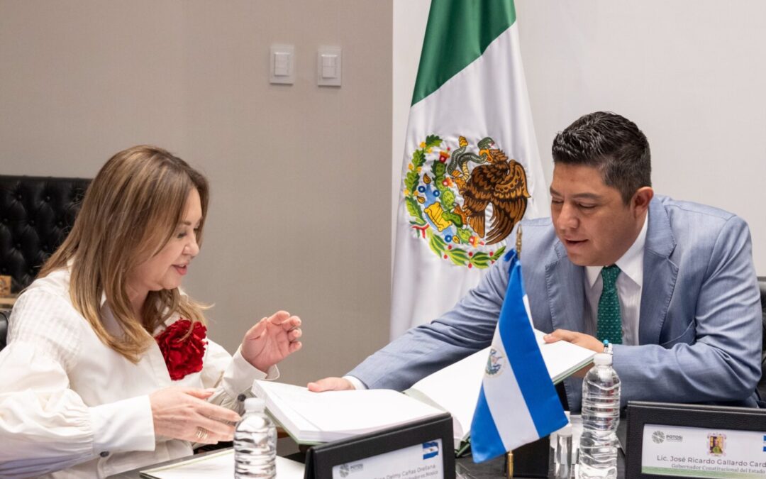 RICARDO GALLARDO SOSTIENE REUNIÓN CON EMBAJADORA DE EL SALVADOR