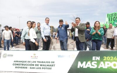 RICARDO GALLARDO ENCABEZA ARRANQUE DE OBRAS DE WALMART EN RIOVERDE