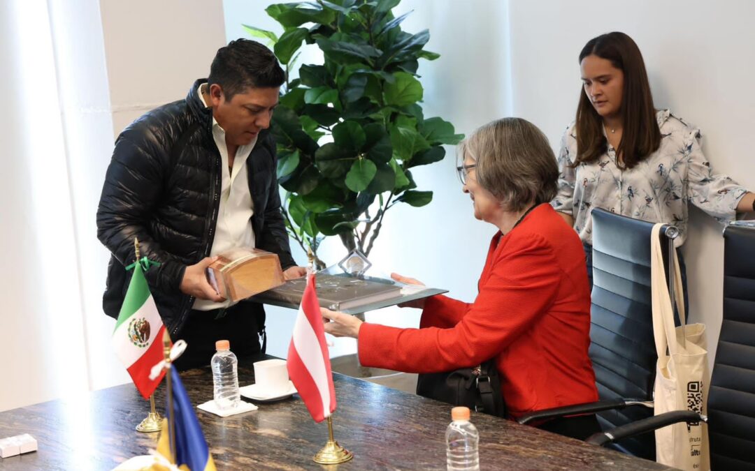 RICARDO GALLARDO SOSTIENE ENCUENTRO CON EMBAJADORES DE BULGARIA, AUSTRIA Y RUMANIA