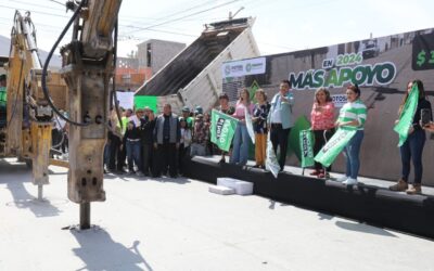 RICARDO GALLARDO LLEVA MÁS OBRAS EN APOYO A FAMILIAS SOLEDENSES