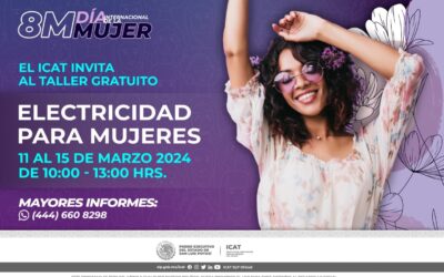 POTOSINAS SE PROFESIONALIZAN CON TALLER GRATUITO DE ELECTRICIDAD