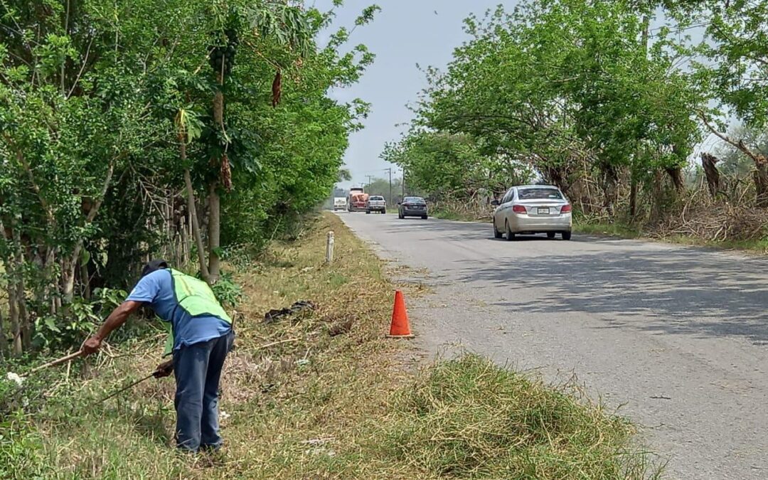 INTERVIENEN CAMINO A SANTA MARÍA PICULA EN TAMAZUNCHALE