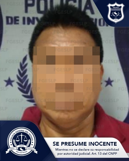 CAPTURA FISCALÍA POTOSINA A ARQUÍMIDES “N”, INDICIADO POR ABUSO SEXUAL EN MATLAPA