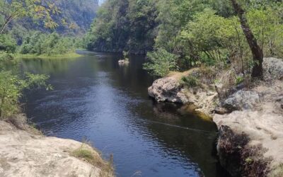 INSPECCIONA SEGAM, AGUA DEL RÍO GALLINAS EN AQUISMÓN