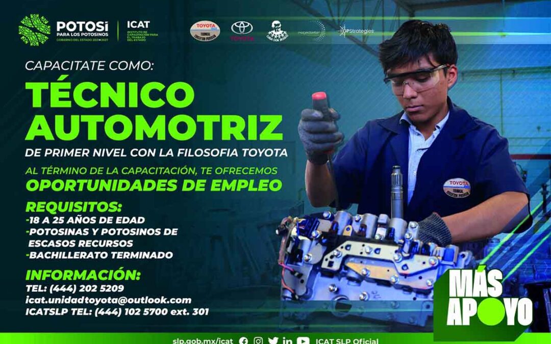 JÓVENES POTOSINOS RECIBEN APOYO EN FORMACIÓN AUTOMOTRIZ