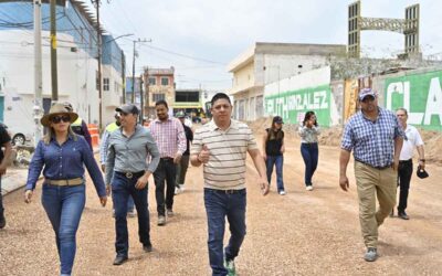 RICARDO GALLARDO SUPERVISA AVANCE DE REHABILITACIÓN DE CALLE 50